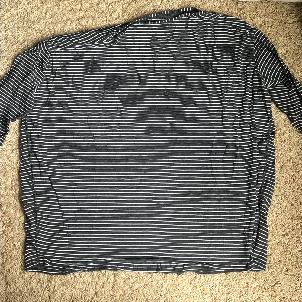 Black and White Striped Top - Picture 1 of 3